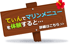 てぃんでマリンメニューを体験すると